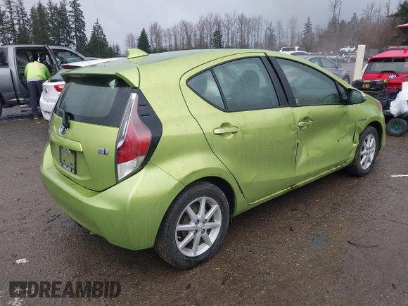 2015 Toyota Prius One with VIN JTDKDTB32F1087117, listed as a IAAI auction lot 41594117 with Not Provided miles and . Bid and sale history available at carsss.com. Image 4.