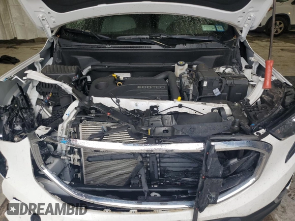 2020 GMC Terrain SLE with VIN 3GKALTEV5LL337681, listed as a Copart auction lot 59696575 with 57,815 mi miles and Salvage title. Bid and sale history available at DreamBid. Image 12.