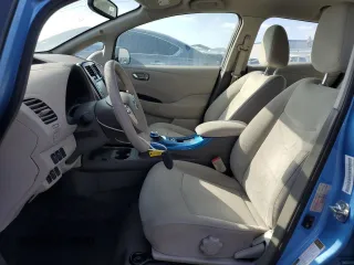 2011 Nissan LEAF SL with VIN JN1AZ0CP3BT000582, listed as a Copart auction lot 42236045 with 0 mi miles and Clean Title. Bid and sale history available at carsss.com. Image 7.