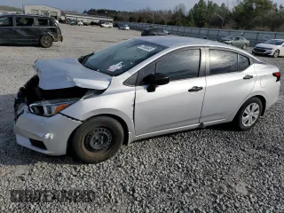 2021 Nissan Versa S with VIN 3N1CN8DV3ML895966, listed as a Copart auction lot 47865445 with 46,645 mi miles and Salvage Title. Bid and sale history available at carsss.com. Image 1.
