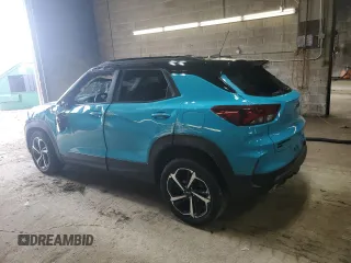 2022 Chevrolet TrailBlazer RS with VIN KL79MUSLXNB031212, listed as a Copart auction lot 52006845 with Not Provided miles and Salvage Title. Bid and sale history available at DreamBid. Image 2.