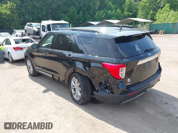 2023 Ford Explorer XLT with VIN 1FMSK8DH2PGA54527, listed as a IAAI auction lot 42463206 with 26,420 mi miles and . Bid and sale history available at DreamBid. Image 3.