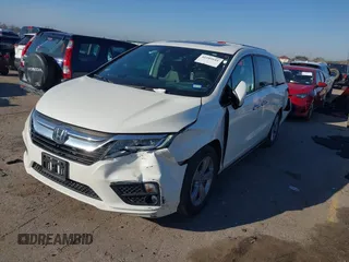 2019 Honda Odyssey EX-L z VIN 5FNRL6H76KB083005, wystawiony jako IAAI lot #41589181 z przebiegiem 27 633 mil mil oraz . Historia ofert i sprzedaży dostępna na DreamBid. Obrazek 2.