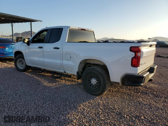 2020 Chevrolet Silverado 1500 Work Truck with VIN 1GCRWAEH5LZ343736, listed as a Copart auction lot 43262435 with 83,090 mi miles and Salvage Title. Bid and sale history available at DreamBid. Image 2.