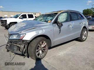 2016 Audi SQ5 Premium Plus with VIN WA1CCAFP8GA052179, listed as a Copart auction lot 63912814 with 0 mi miles and Salvage Title. Bid and sale history available at carsss.com. Image 1.