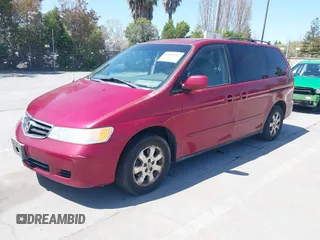 2003 Honda Odyssey EX-L with VIN 5FNRL18963B009184, listed as a IAAI auction lot 42004581 with 125,788 mi miles and . Bid and sale history available at DreamBid. Image 2.