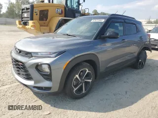 2021 Chevrolet TrailBlazer RS with VIN KL79MTSL6MB020054, listed as a Copart auction lot 67673364 with 32,534 mi miles and Salvage Title. Bid and sale history available at DreamBid. Image 1.