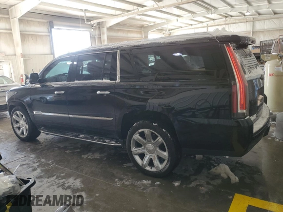 2017 Cadillac Escalade ESV Luxury z VIN 1GYS4HKJ5HR377460, wystawiony jako Copart lot #41507575 z przebiegiem 135 228 mil mil oraz Szkoda całkowita • Salvage title. Historia ofert i sprzedaży dostępna na DreamBid. Obrazek 2.