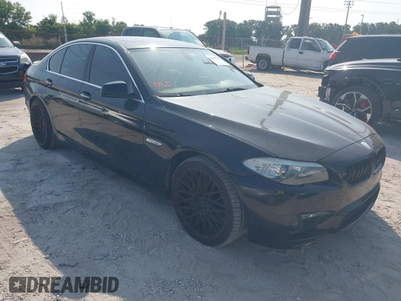 2012 BMW 5 Series 528i with VIN WBAXG5C58CDX05153, listed as a IAAI auction lot 42196906 with 120,652 mi miles. Bid and sale history available at carsss.com. Image 1.