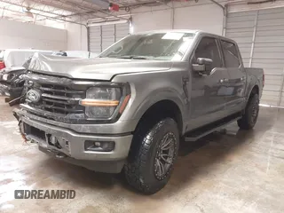 2024 Ford F-150 XLT with VIN 1FTEW3LP6RKD58669, listed as a IAAI auction lot 41394262 with 34,805 mi miles. Bid and sale history available at carsss.com. Image 2.