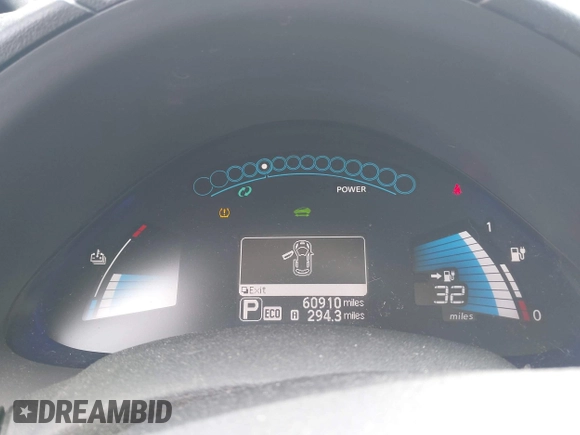 2013 Nissan LEAF SL z VIN 1N4AZ0CP9DC405951, wystawiony jako IAAI lot #42406663 z przebiegiem 60 910 mil mil oraz . Historia ofert i sprzedaży dostępna na DreamBid. Obrazek 13.