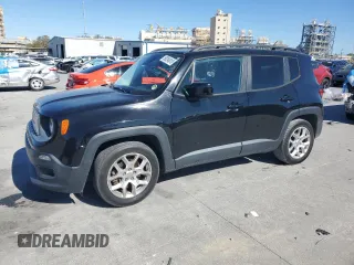 2017 Jeep Renegade Latitude with VIN ZACCJABB9HPE91883, listed as a Copart auction lot 50254815 with 84,022 mi miles and Salvage Title. Bid and sale history available at carsss.com. Image 1.