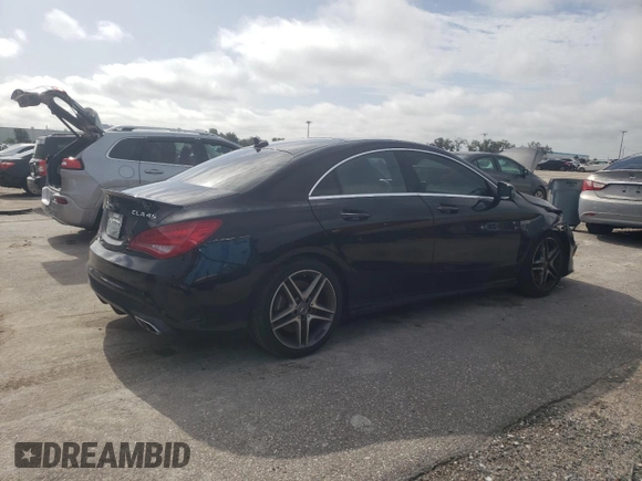 2016 Mercedes-Benz CLA 45 AMG with VIN WDDSJ5CBXGN389636, listed as a Copart auction lot 69937004 with 126,343 mi miles and Salvage Title. Bid and sale history available at DreamBid. Image 3.