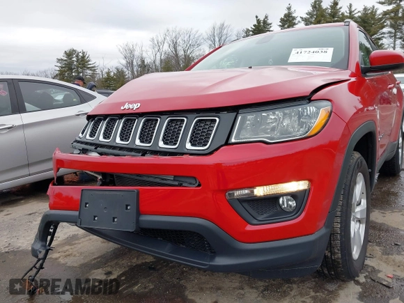 2021 Jeep Compass Latitude с VIN 3C4NJDBB4MT534703, выставлен на аукционе IAAI как лот 41724038 с пробегом 45 467 миль миль и . История ставок и продаж доступна на DreamBid. Изображение 20.