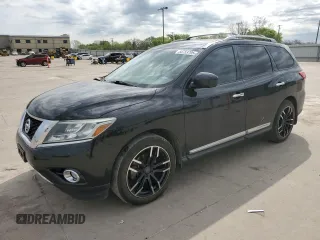 2015 Nissan Pathfinder Platinum с VIN 5N1AR2MN9FC710738, выставлен на аукционе Copart как лот 50753795 с пробегом 130 100 миль миль и Чистый • Clean title. История ставок и продаж доступна на DreamBid. Изображение 1.