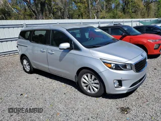 2018 Kia Sedona EX with VIN KNDMC5C12J6346656, listed as a Copart auction lot 48195155 with Not Provided miles and Salvage Title. Bid and sale history available at carsss.com. Image 4.