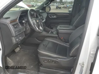 2023 Chevrolet Tahoe Premier with VIN 1GNSKSKD0PR217513, listed as a Copart auction lot 54702845 with 55,424 mi miles and Salvage title. Bid and sale history available at DreamBid. Image 7.