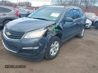 2014 Chevrolet Traverse LS z VIN 1GNKVFKD3EJ187997, wystawiony jako IAAI lot #41834781 z przebiegiem 150 994 mil mil oraz . Historia ofert i sprzedaży dostępna na DreamBid. Obrazek 6.