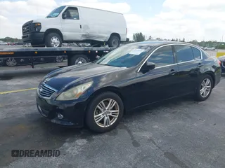 2013 Infiniti G37 Sedan Journey with VIN JN1CV6AP9DM711338, listed as a IAAI auction lot 42113221 with 153,049 mi miles. Bid and sale history available at carsss.com. Image 2.