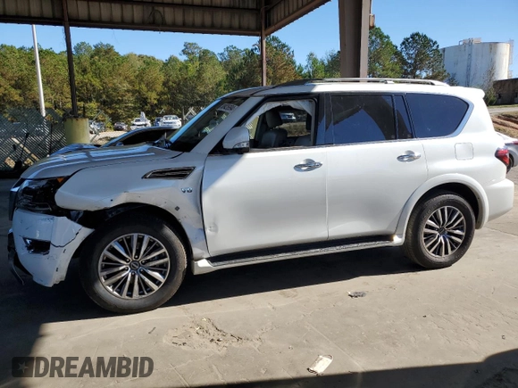 2022 Nissan Armada SL with VIN JN8AY2BA8N9392120, listed as a Copart auction lot 80426994 with 71,026 mi miles and Salvage Title. Bid and sale history available at carsss.com. Image 1.