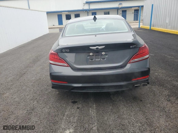 2020 Genesis G70 2.0T with VIN KMTG64LA7LU050255, listed as a Copart auction lot 42339465 with 53,377 mi miles and Clean Title. Bid and sale history available at carsss.com. Image 6.
