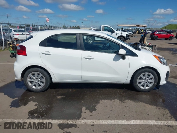 2016 Kia Rio LX with VIN KNADM5A37G6676302, listed as a IAAI auction lot 41937880 with 51,599 mi miles and . Bid and sale history available at DreamBid. Image 13.