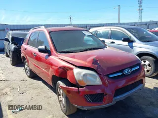 2009 Kia Sportage LX with VIN KNDJF724597562850, listed as a IAAI auction lot 41601084 with 236,281 mi miles. Bid and sale history available at carsss.com. Image 1.