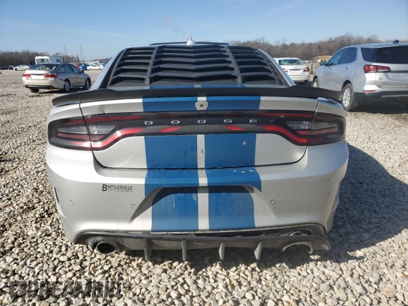 2019 Dodge Charger Scat Pack with VIN 2C3CDXGJ6KH572637, listed as a Copart auction lot 45286815 with 90,341 mi miles and Salvage Title. Bid and sale history available at DreamBid. Image 6.