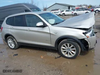 2017 BMW X3 xDrive28i with VIN 5UXWX9C55H0T12827, listed as a IAAI auction lot 41955621 with 101,127 mi miles. Bid and sale history available at carsss.com. Image 13.