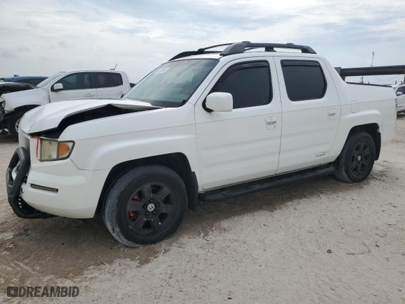 2008 Honda Ridgeline RTL with VIN 2HJYK16558H520090, listed as a Copart auction lot 49832045 with 136,462 mi miles and Salvage Title. Bid and sale history available at carsss.com. Image 1.