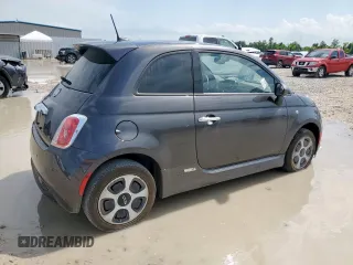 2017 FIAT 500e with VIN 3C3CFFGE2HT575834, listed as a Copart auction lot 59635625 with 41,405 mi miles and Clean title. Bid and sale history available at DreamBid. Image 3.
