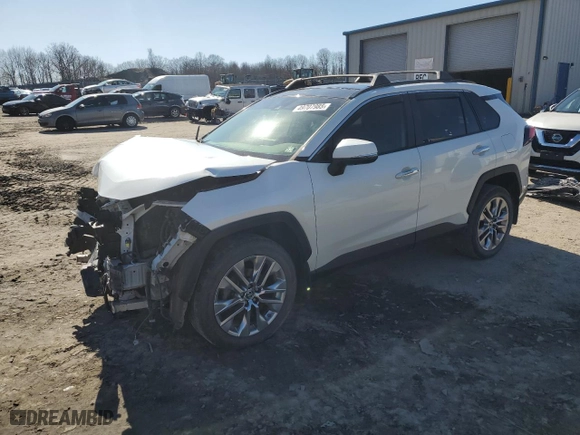 2019 Toyota RAV4 Limited with VIN JTMN1RFV2KD503518, listed as a Copart auction lot 49707985 with 52,077 mi miles and Salvage Title. Bid and sale history available at carsss.com. Image 1.