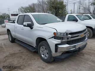 2019 Chevrolet Silverado 1500 LT with VIN 1GCRYDED7KZ349058, listed as a IAAI auction lot 41568500 with 115,928 mi miles. Bid and sale history available at carsss.com. Image 1.
