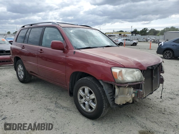 2004 Toyota Highlander z VIN JTEEP21AX40036008, wystawiony jako Copart lot #54624835 z przebiegiem 273 824 mil mil oraz Szkoda całkowita • Salvage title. Historia ofert i sprzedaży dostępna na DreamBid. Obrazek 4.