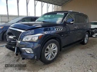 2017 Infiniti QX80 with VIN JN8AZ2NFXH9647262, listed as a Copart auction lot 57440375 with 65,053 mi miles and Clean title. Bid and sale history available at DreamBid. Image 1.