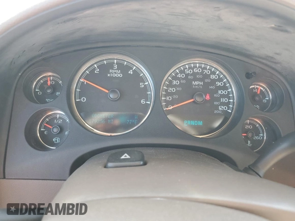 2012 Chevrolet Tahoe LTZ with VIN 1GNSKCE07CR202564, listed as a Copart auction lot 57683125 with 179,256 mi miles and Salvage title. Bid and sale history available at DreamBid. Image 9.