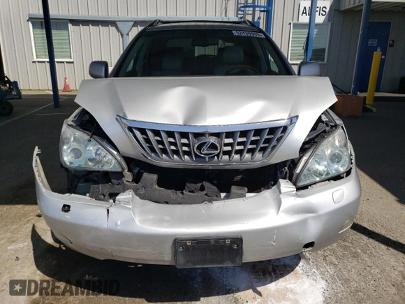 2009 Lexus RX 350 with VIN 2T2HK31U69C122392, listed as a Copart auction lot 52439995 with 185,463 mi miles and Salvage Title. Bid and sale history available at DreamBid. Image 5.