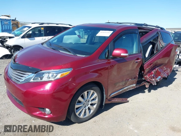 2015 Toyota Sienna Ltd with VIN 5TDDK3DC3FS112783, listed as a IAAI auction lot 41435212 with 62,793 mi miles. Bid and sale history available at carsss.com. Image 17.