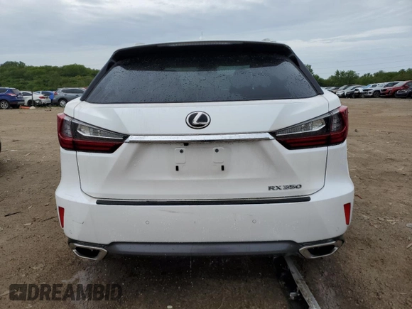 2019 Lexus RX 350 with VIN 2T2BZMCAXKC181994, listed as a Copart auction lot 57585075 with 38,867 mi miles and Salvage title. Bid and sale history available at DreamBid. Image 6.
