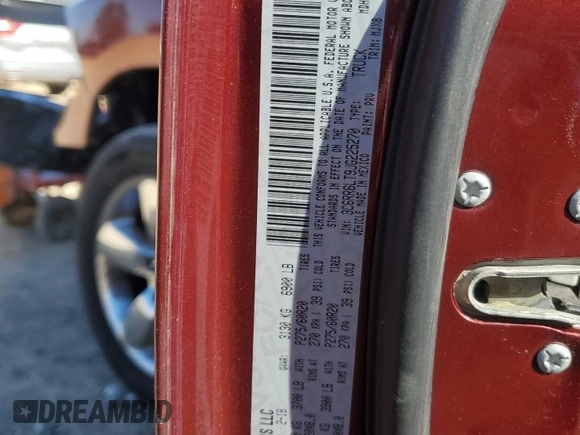 2018 Ram 1500 Big Horn z VIN 3C6RR6LT9JG225270, wystawiony jako Copart lot #42059035 z przebiegiem 109 693 mil mil oraz Szkoda całkowita • Salvage title. Historia ofert i sprzedaży dostępna na DreamBid. Obrazek 14.