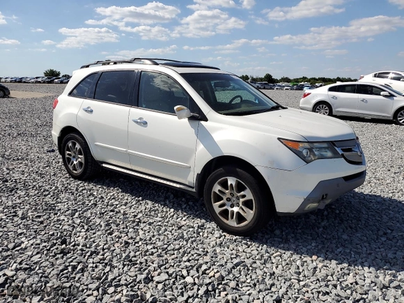 2009 Acura MDX Tech Pkg with VIN 2HNYD28659H531578, listed as a Copart auction lot 53207945 with 174,393 mi miles and Clean Title. Bid and sale history available at carsss.com. Image 4.