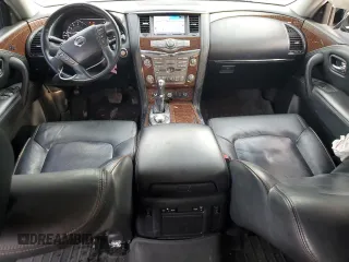 2017 Nissan Armada SL with VIN JN8AY2NC0H9503812, listed as a Copart auction lot 59825804 with 110,288 mi miles and Salvage Title. Bid and sale history available at carsss.com. Image 8.