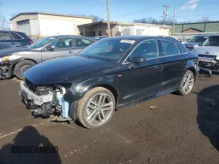 2019 Audi A3 Sedan Premium Plus with VIN WAUJEGFF9KA111828, listed as a Copart auction lot 41829405 with 18,132 mi miles and Salvage Title. Bid and sale history available at carsss.com. Image 1.