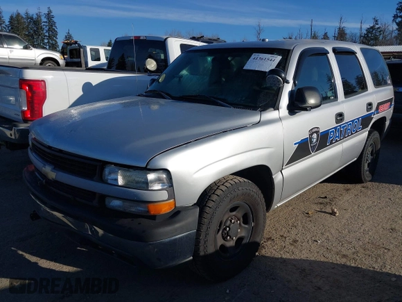 2005 Chevrolet Tahoe Police z VIN 1GNEC13Z95R205193, wystawiony jako IAAI lot #41361544 z przebiegiem 156 547 mil mil oraz . Historia ofert i sprzedaży dostępna na DreamBid. Obrazek 2.