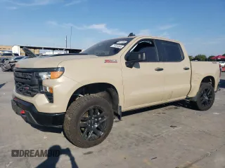 2022 Chevrolet Silverado 1500 Custom Trail Boss with VIN 3GCPDCED8NG613390, listed as a Copart auction lot 71494664 with 57,928 mi miles and Salvage Title. Bid and sale history available at DreamBid. Image 1.