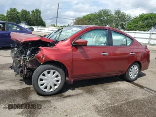 2018 Nissan Versa SV с VIN 3N1CN7AP9JK392234, выставлен на аукционе Copart как лот 62768365 с пробегом Не указан миль и Списание • Salvage title. История ставок и продаж доступна на DreamBid. Изображение 1.