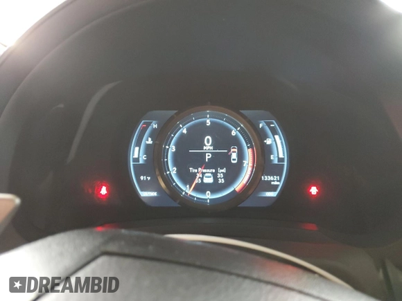 2014 Lexus IS 350 with VIN JTHCE1D27E5000781, listed as a Copart auction lot 58749235 with 133,621 mi miles and Salvage title. Bid and sale history available at DreamBid. Image 9.