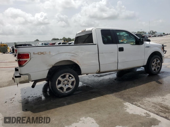 2014 Ford F-150 XL with VIN 1FTFX1EF4EFB48505, listed as a Copart auction lot 58985655 with 195,068 mi miles and Salvage title. Bid and sale history available at DreamBid. Image 3.