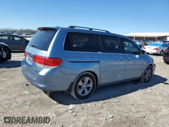 2008 Honda Odyssey Touring with VIN 5FNRL38948B113384, listed as a Copart auction lot 46405045 with 179,520 mi miles and Salvage Title. Bid and sale history available at carsss.com. Image 3.