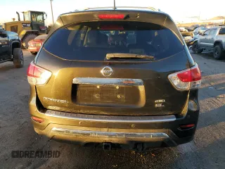 2016 Nissan Pathfinder SV with VIN 5N1AR2MM4GC622141, listed as a Copart auction lot 78457744 with 159,280 mi miles and Salvage Title. Bid and sale history available at carsss.com. Image 6.